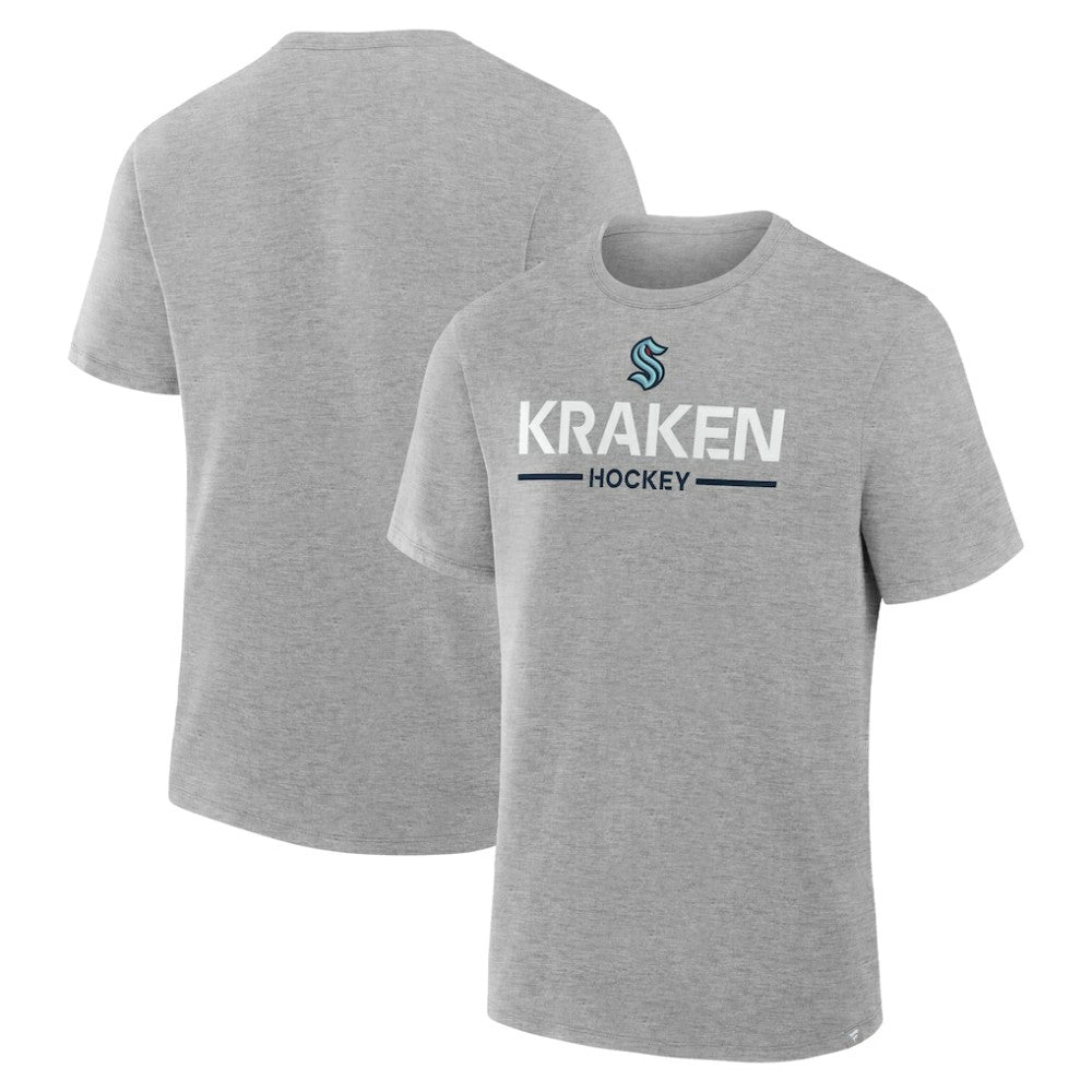 Seattle Kraken Fanatics Authentic Pro Primary T-Shirt - Gray | US 202496216