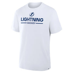 Tampa Bay Lightning Fanatics Authentic Pro Primary T-Shirt - White | US 202496256