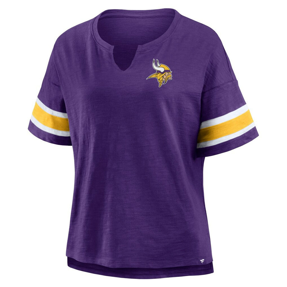 Minnesota Vikings Women's Redzone Curl Route T-Shirt - Purple T-shirts