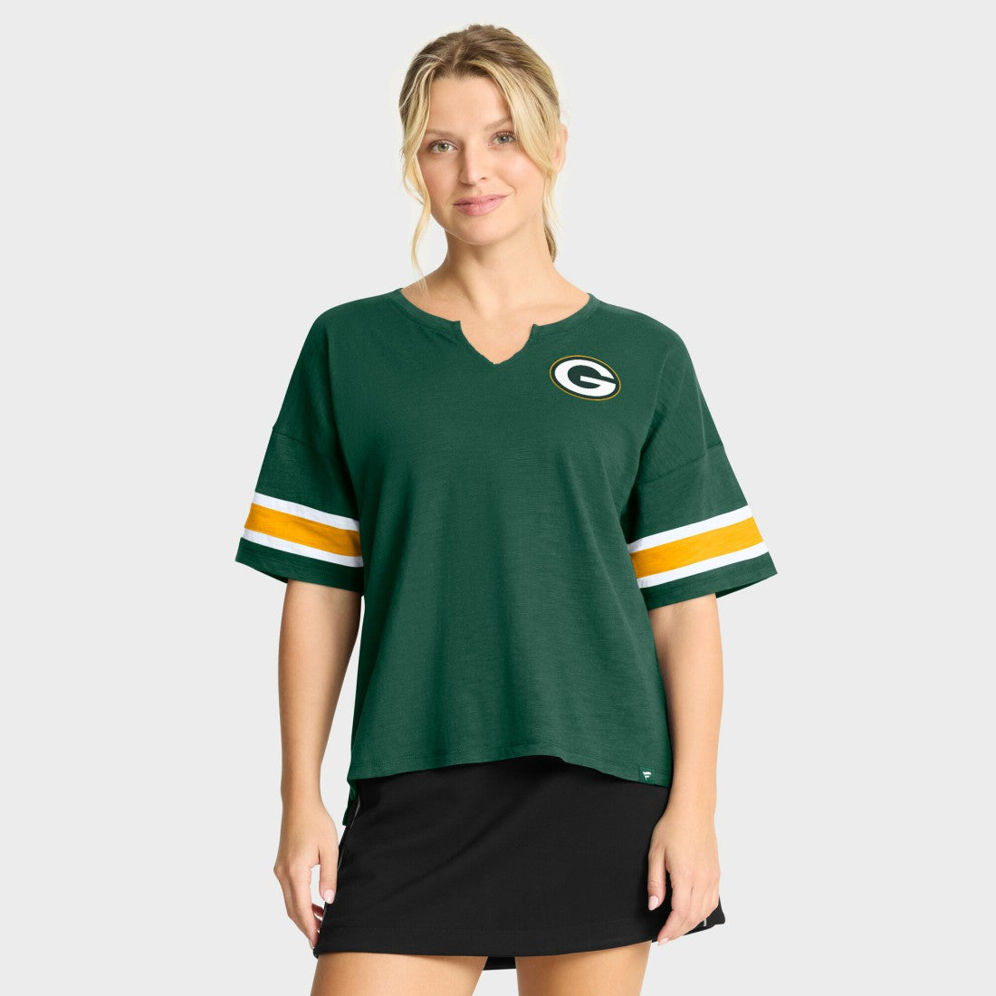 Green Bay Packers Women's Redzone Curl Route T-Shirt - Green T-shirts