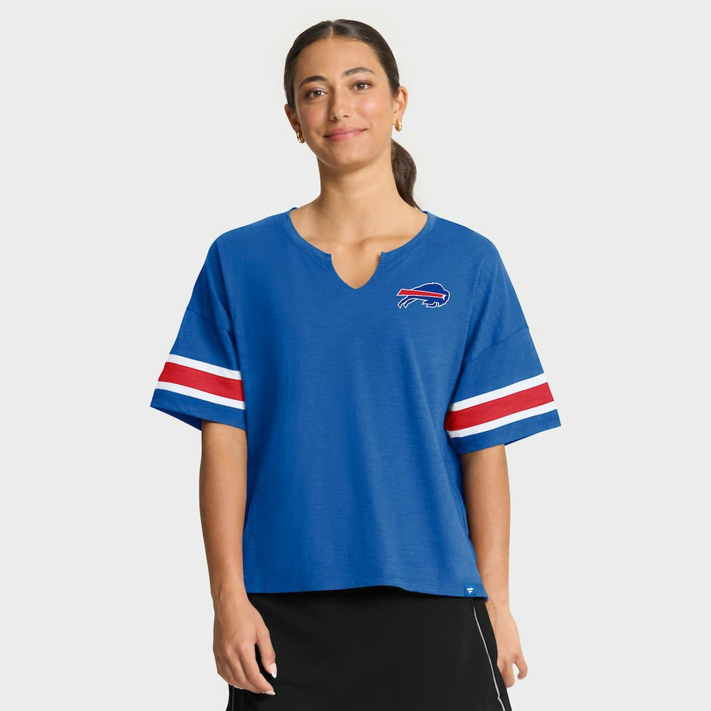 Buffalo Bills Women's Redzone Curl Route T-Shirt - Royal T-shirts