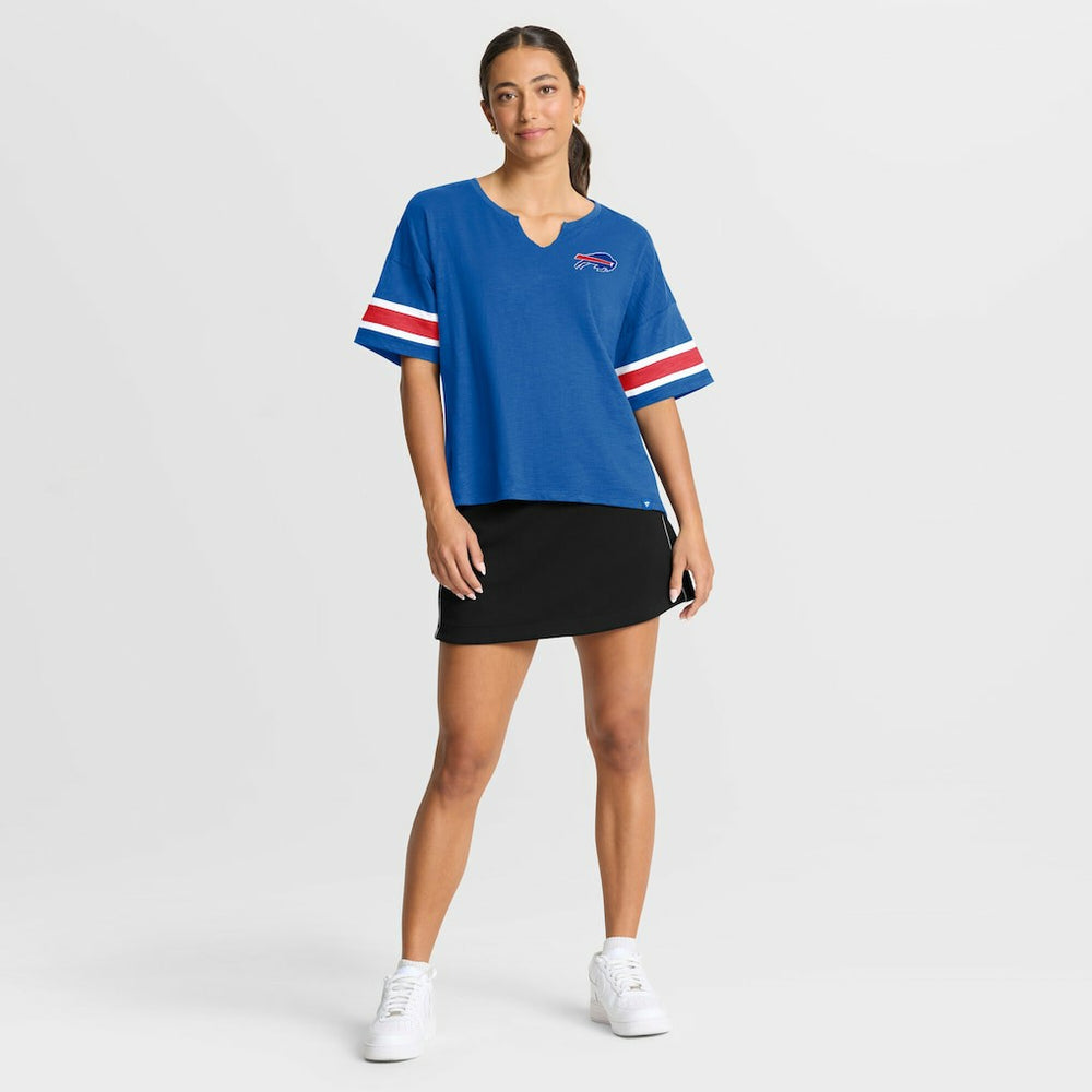 Buffalo Bills Women's Redzone Curl Route T-Shirt - Royal T-shirts
