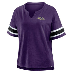 Baltimore Ravens Women's Redzone Curl Route T-Shirt - Purple T-shirts