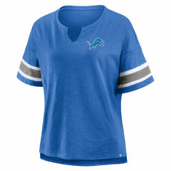 Detroit Lions Women's Redzone Curl Route T-Shirt - Blue T-shirts