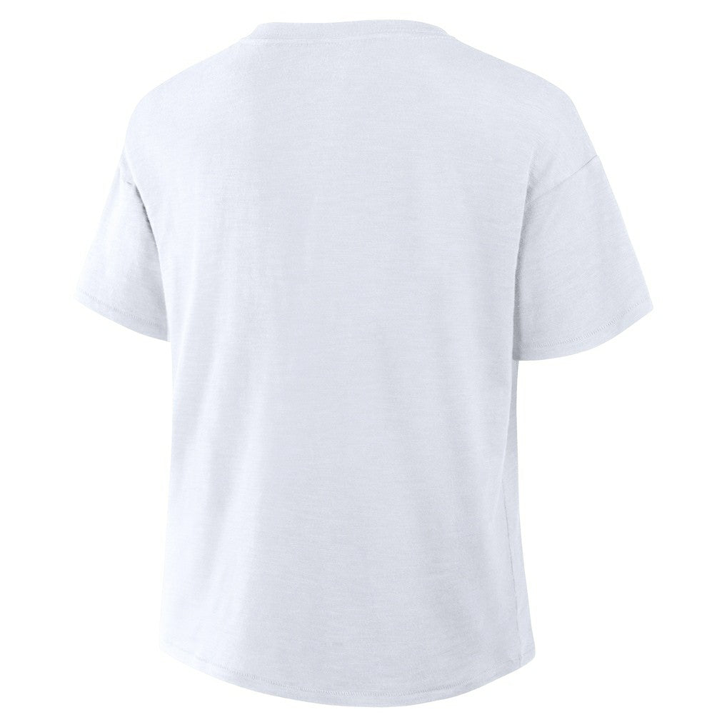 Miami Dolphins Women's Redzone Slub Boxy T-Shirt - White T-shirts