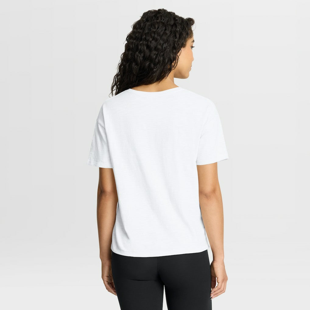New York Jets Women's Redzone Slub Boxy T-Shirt - White T-shirts