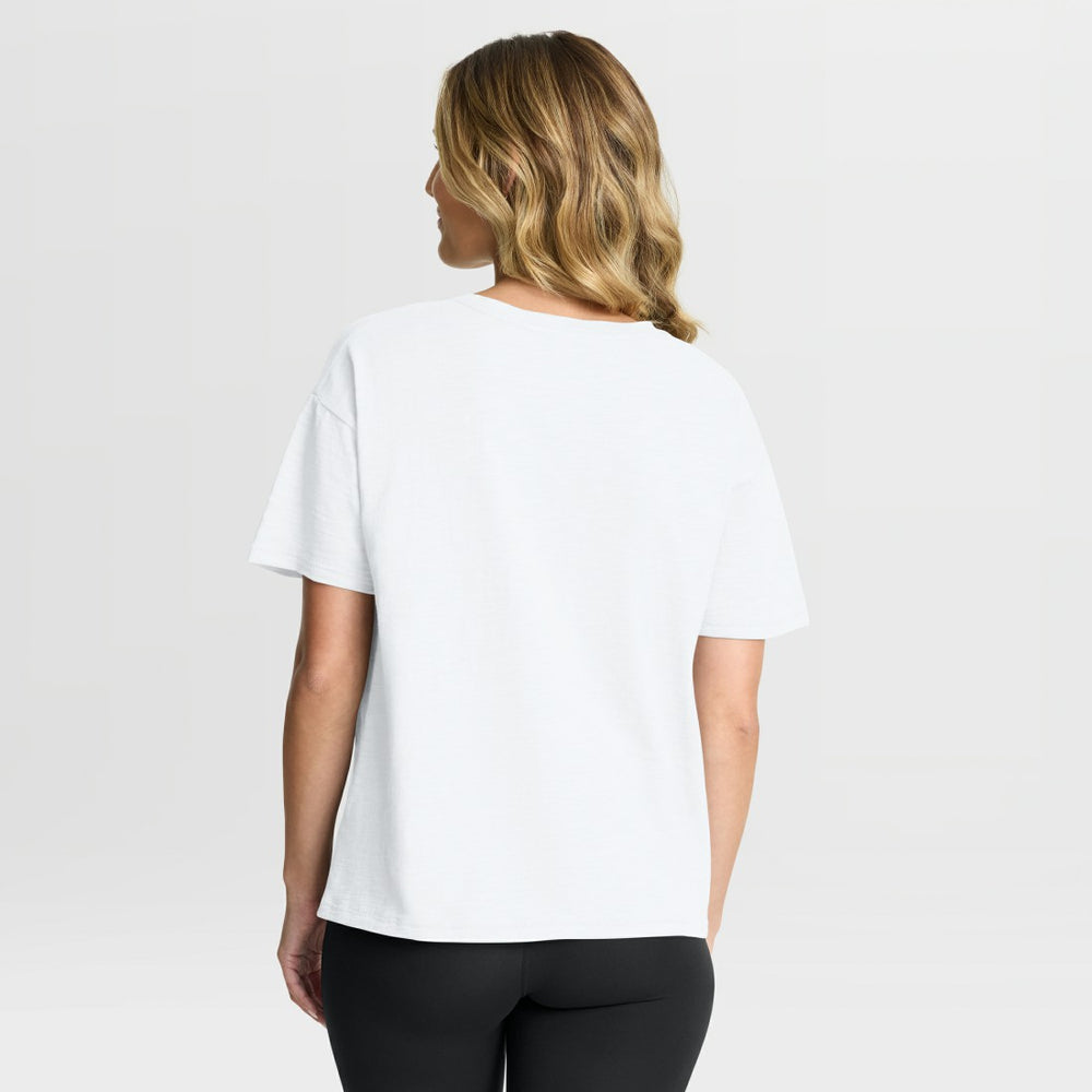 Seattle Seahawks Women's Redzone Slub Boxy T-Shirt - White T-shirts