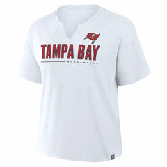 Tampa Bay Buccaneers Women's Redzone Slub Boxy T-Shirt - White T-shirts