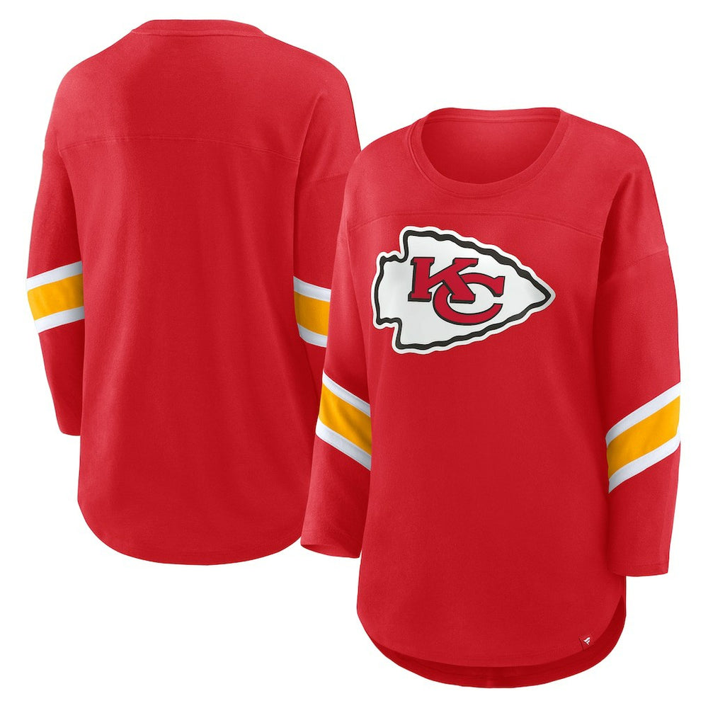 Kansas City Chiefs Women's Redzone 3/4-Sleeve T-Shirt - Red T-shirts