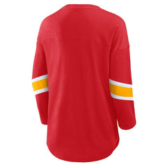 Kansas City Chiefs Women's Redzone 3/4-Sleeve T-Shirt - Red T-shirts