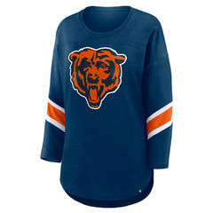 Chicago Bears Women's Redzone 3/4-Sleeve T-Shirt - Navy T-shirts