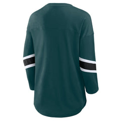 Philadelphia Eagles Women's Redzone 3/4-Sleeve T-Shirt - Green T-shirts