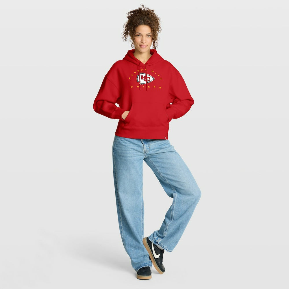 Kansas City Chiefs Women's Eligible Receiver Legacy Pullover Hoodie - Red Hoodies