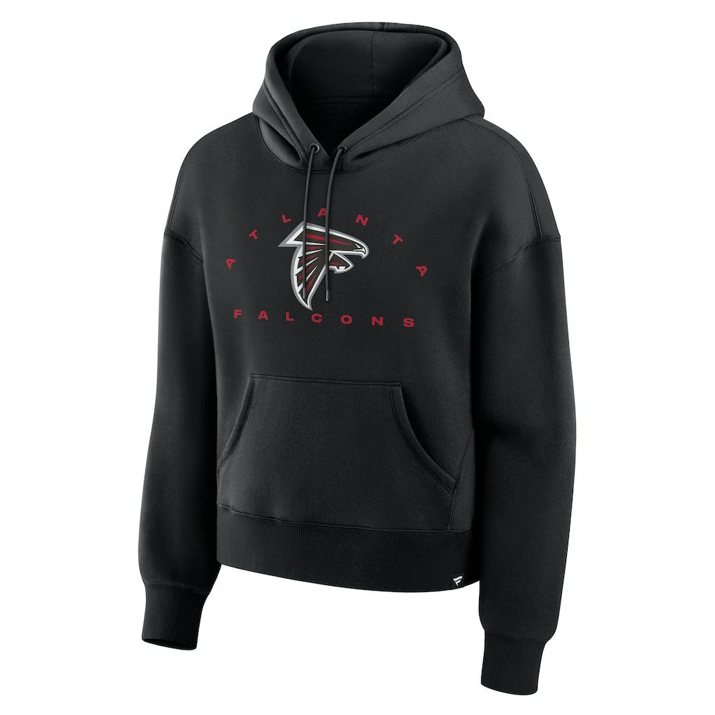 Atlanta Falcons Women's Eligible Receiver Legacy Pullover Hoodie - Black Hoodies