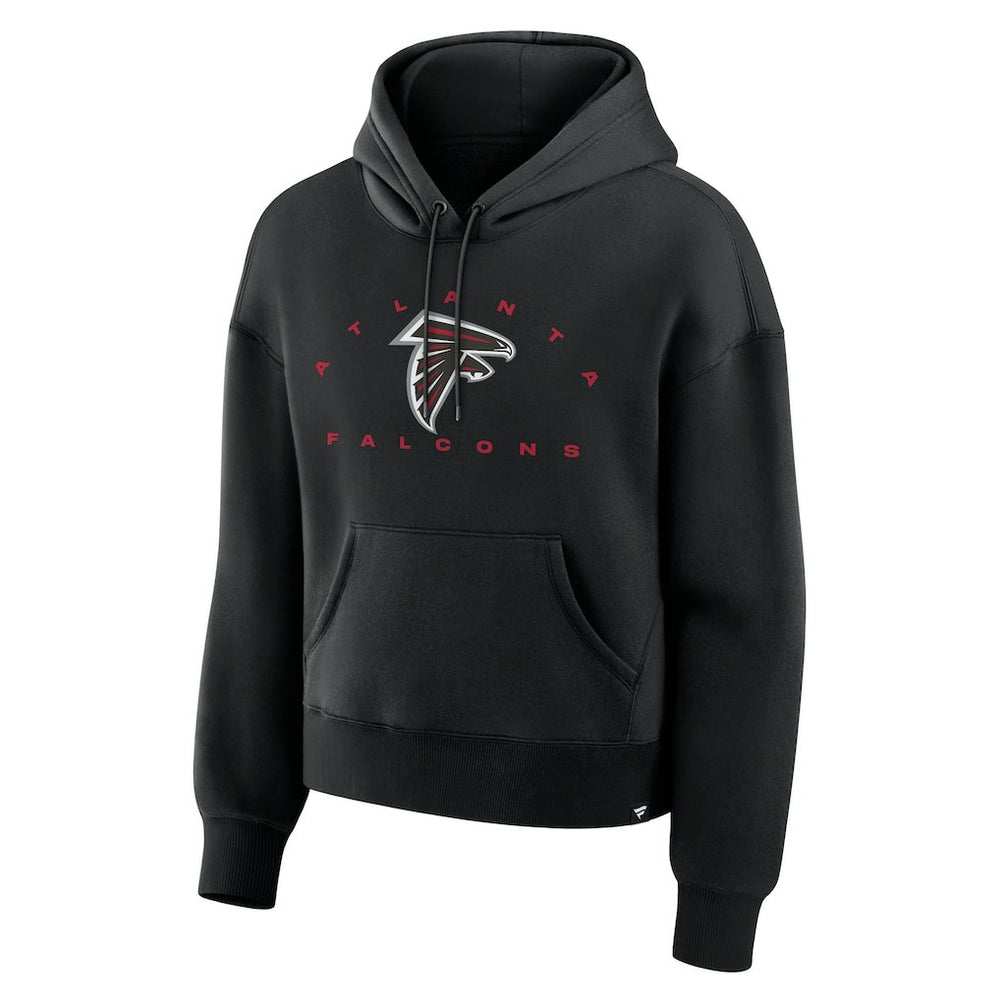 Atlanta Falcons Women's Eligible Receiver Legacy Pullover Hoodie - Black Hoodies