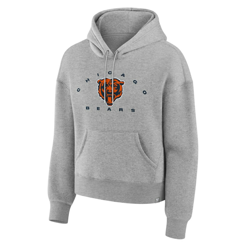 Chicago Bears Women's Eligible Receiver Legacy Pullover Hoodie - Heather Gray Hoodies