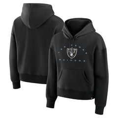 Las Vegas Raiders Women's Eligible Receiver Legacy Pullover Hoodie - Black Hoodies