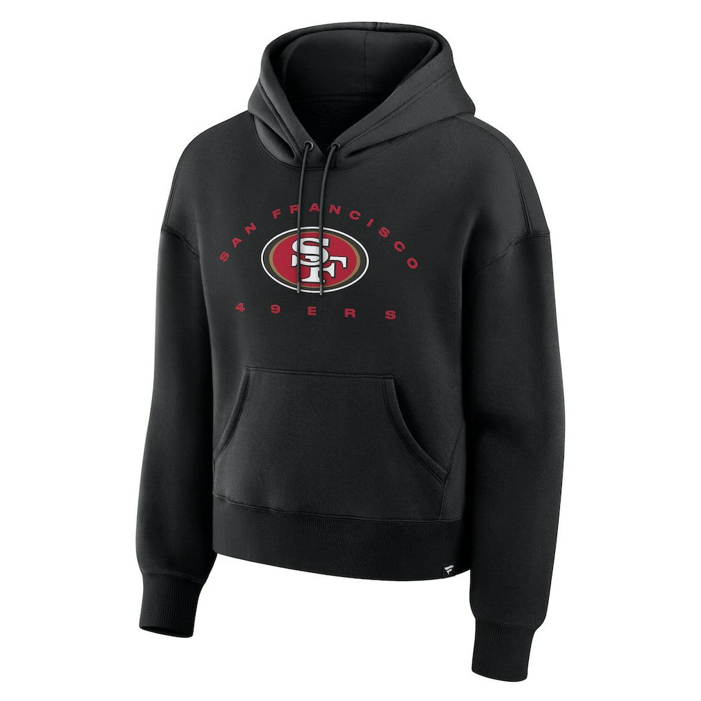 San Francisco 49ers Women's Eligible Receiver Legacy Pullover Hoodie - Black Hoodies
