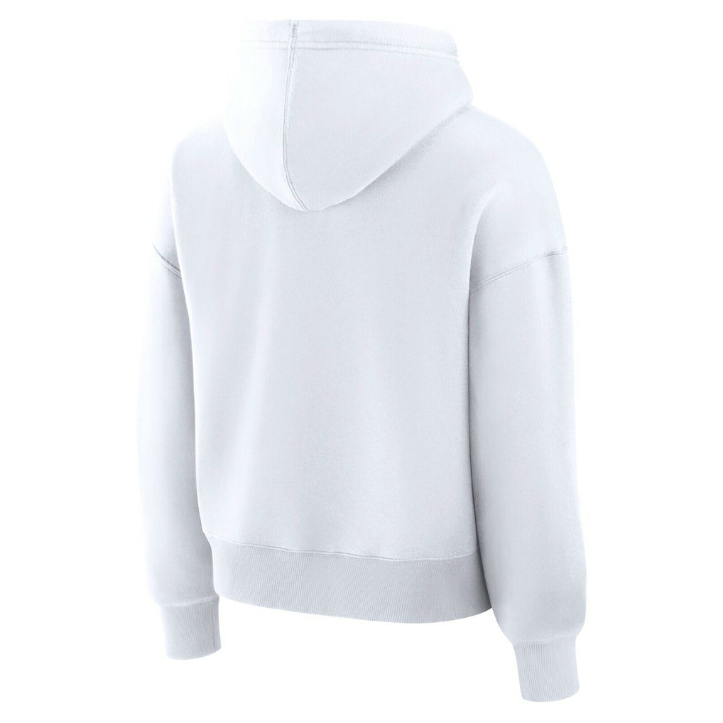 Miami Dolphins Women's Eligible Receiver Legacy Pullover Hoodie - White Hoodies