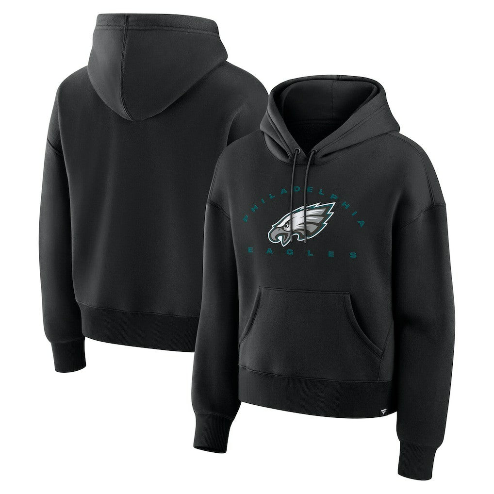 Philadelphia Eagles Women's Eligible Receiver Legacy Pullover Hoodie - Black Hoodies