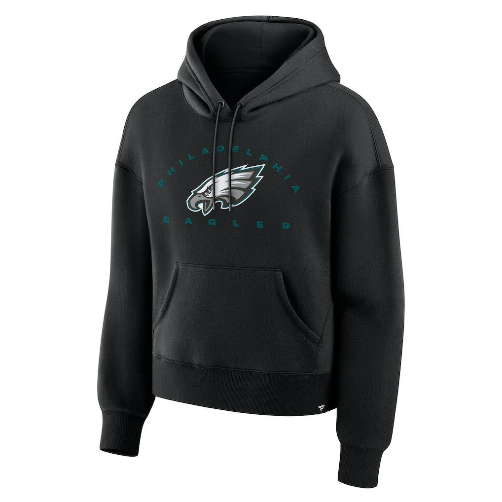 Philadelphia Eagles Women's Eligible Receiver Legacy Pullover Hoodie - Black Hoodies