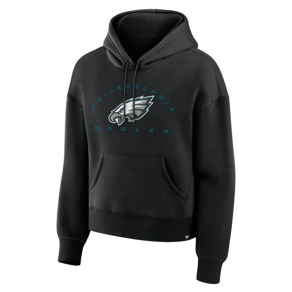 Philadelphia Eagles Women's Eligible Receiver Legacy Pullover Hoodie - Black Hoodies