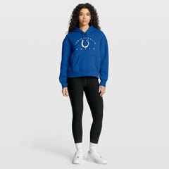 Indianapolis Colts Women's Eligible Receiver Legacy Pullover Hoodie - Royal Hoodies