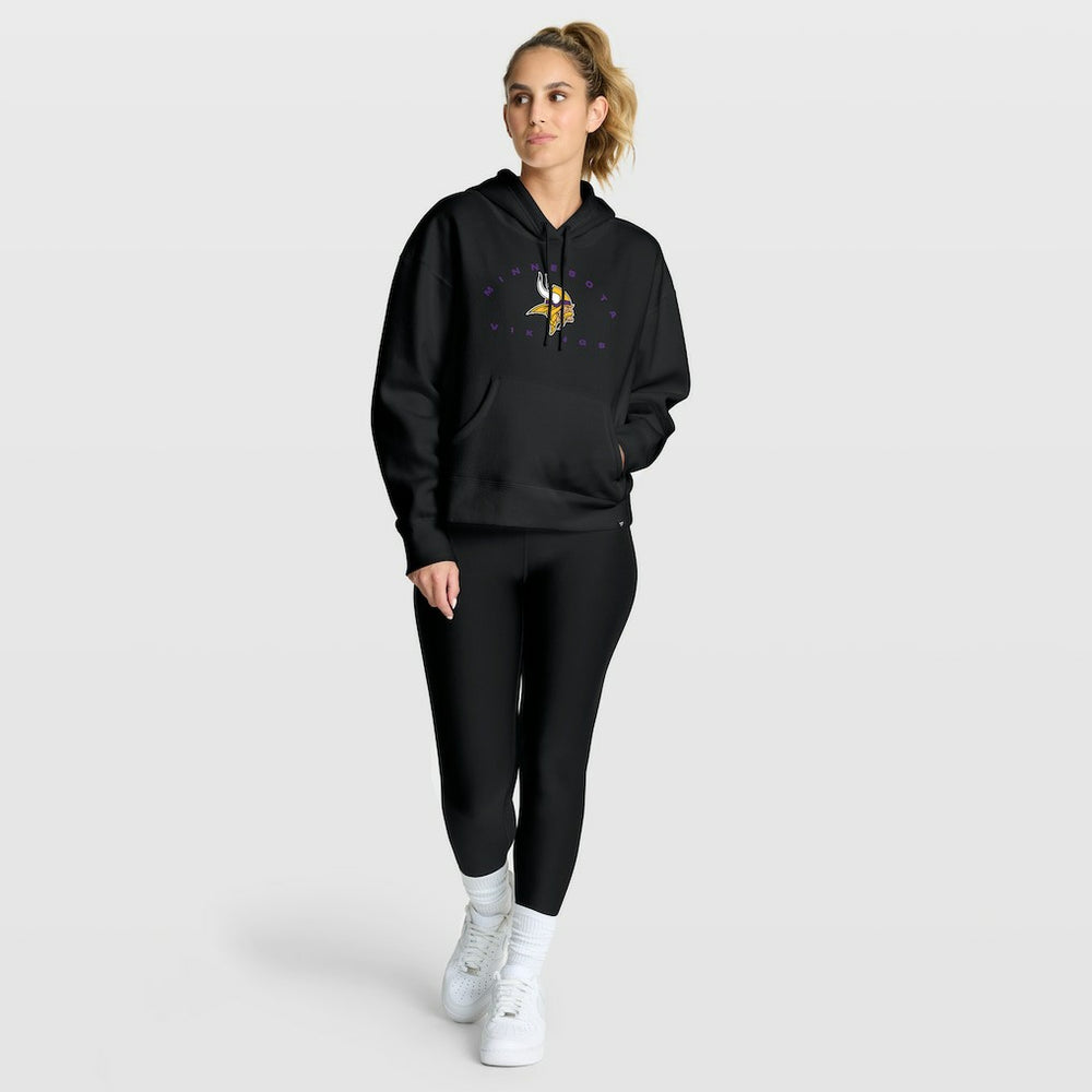 Minnesota Vikings Women's Eligible Receiver Legacy Pullover Hoodie - Black Hoodies