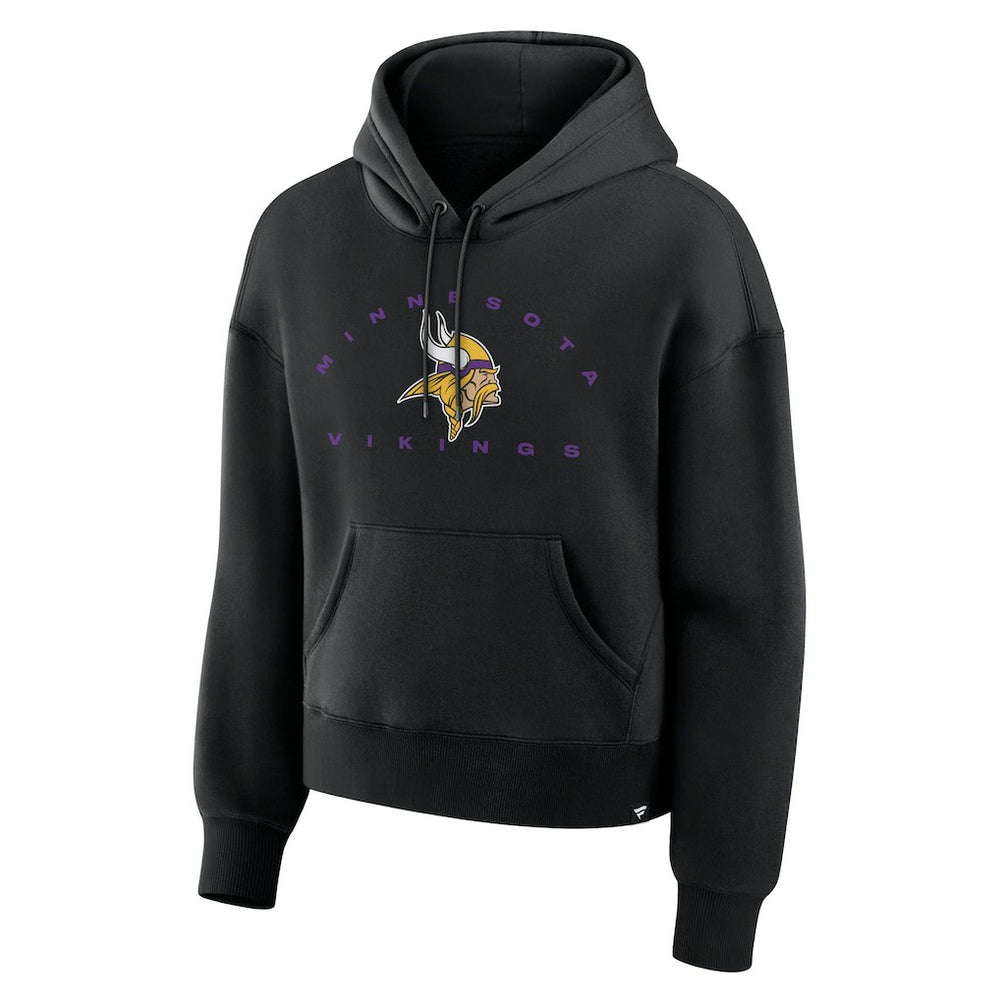 Minnesota Vikings Women's Eligible Receiver Legacy Pullover Hoodie - Black Hoodies