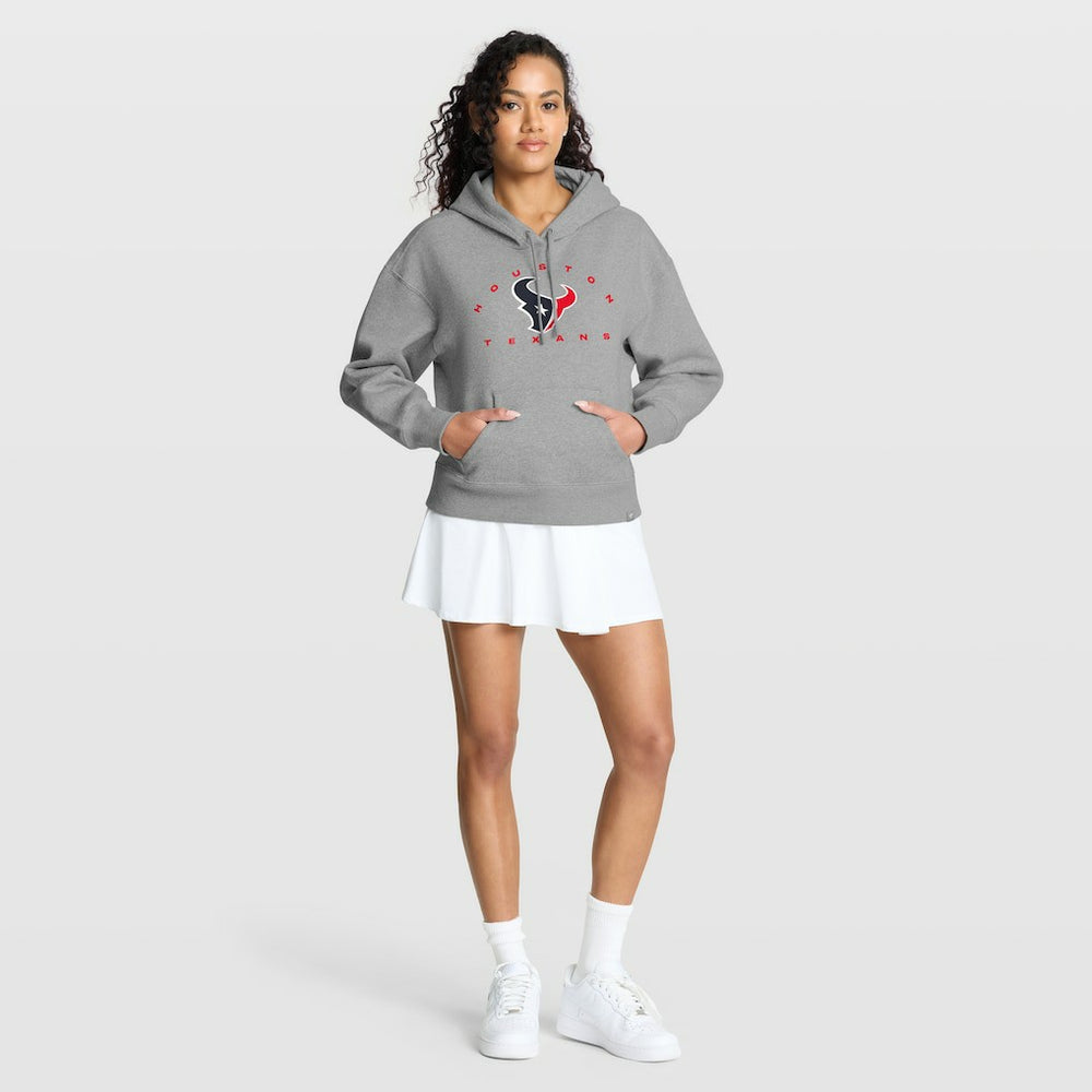 Houston Texans Women's Eligible Receiver Legacy Pullover Hoodie - Heather Gray Hoodies