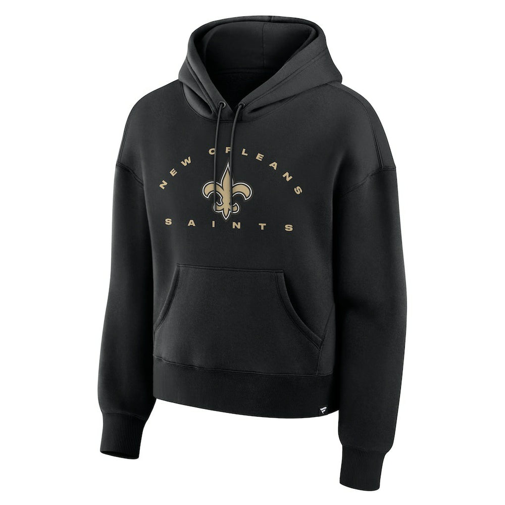 New Orleans Saints Women's Eligible Receiver Legacy Pullover Hoodie - Black Hoodies