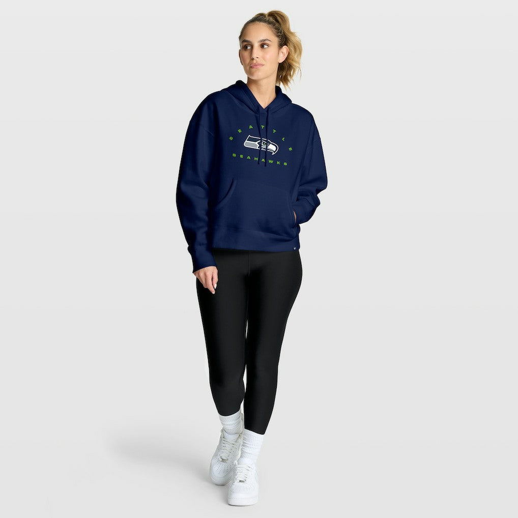 Seattle Seahawks Women's Eligible Receiver Legacy Pullover Hoodie - College Navy Hoodies