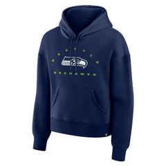 Seattle Seahawks Women's Eligible Receiver Legacy Pullover Hoodie - College Navy Hoodies