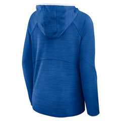 Indianapolis Colts Women's Redzone End Around Pass Raglan Full-Zip Hoodie - Royal Hoodies