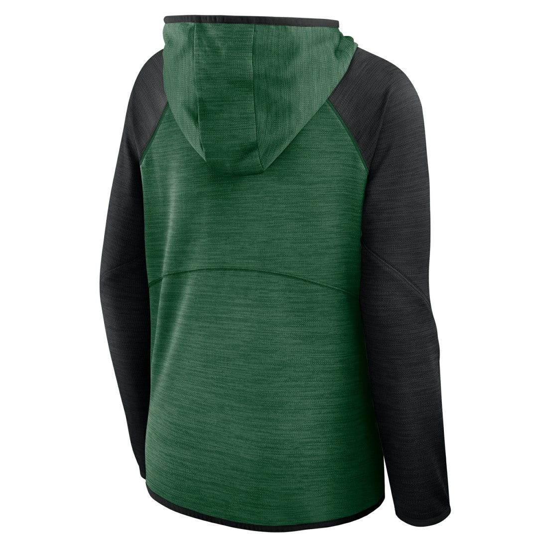 New York Jets Women's Redzone End Around Pass Raglan Full-Zip Hoodie - Green/Black Hoodies