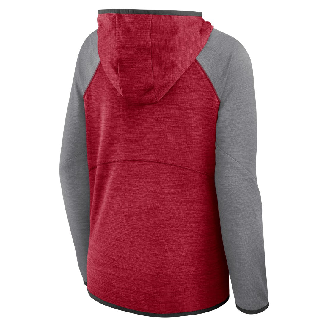 Tampa Bay Buccaneers Women's Redzone End Around Pass Raglan Full-Zip Hoodie - Red/Pewter Hoodies