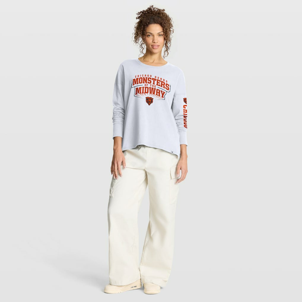 Chicago Bears Women's Hometown Legacy Long Sleeve T-Shirt - White T-shirts