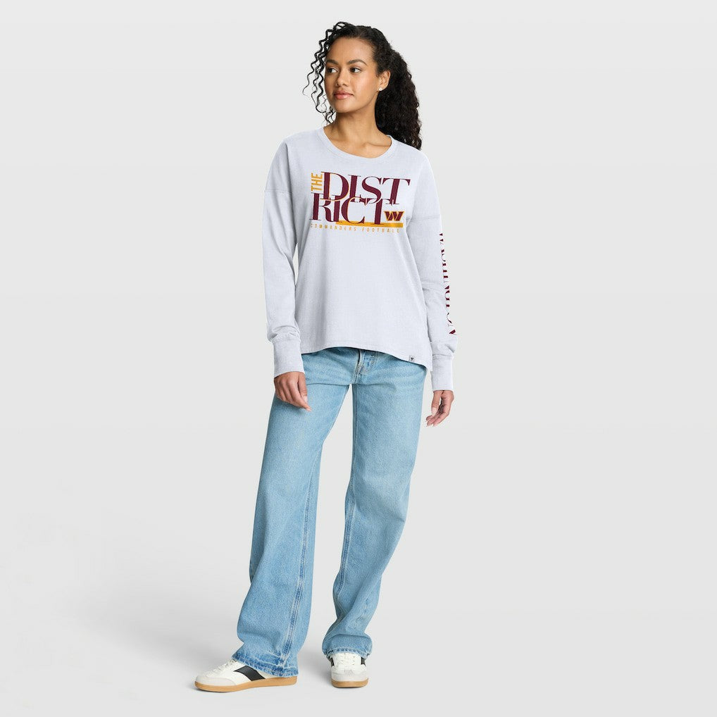 Washington Commanders Women's Hometown Legacy Long Sleeve T-Shirt - White T-shirts