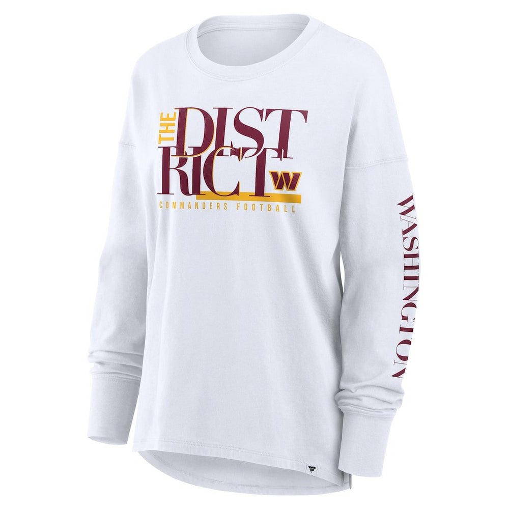 Washington Commanders Women's Hometown Legacy Long Sleeve T-Shirt - White T-shirts