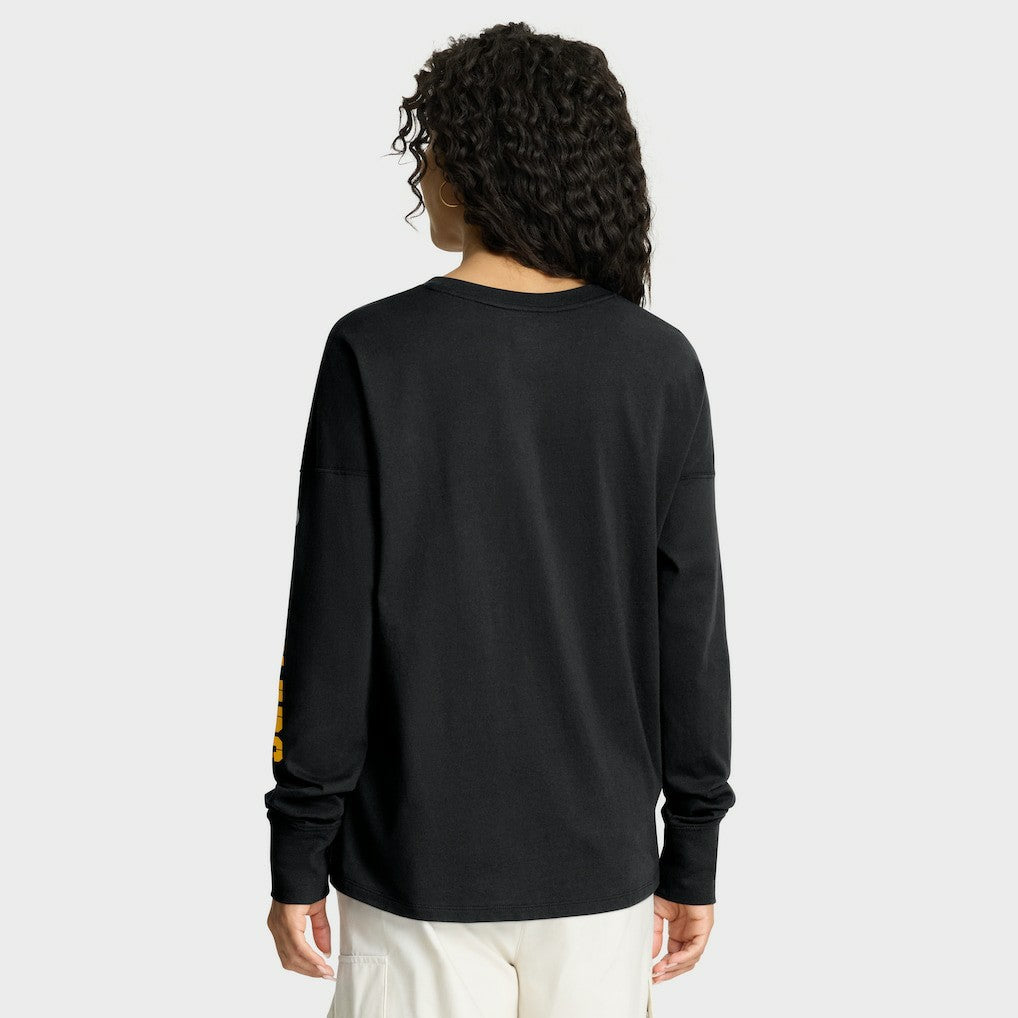Pittsburgh Steelers Women's Hometown Legacy Long Sleeve T-Shirt - Black T-shirts