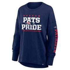 New England Patriots Women's Hometown Legacy Long Sleeve T-Shirt - Navy T-shirts