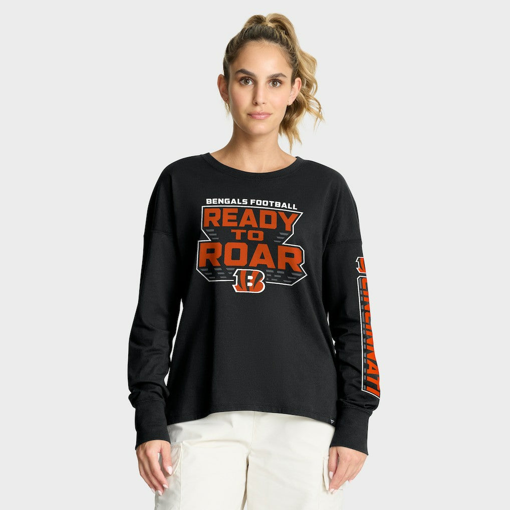 Cincinnati Bengals Women's Hometown Legacy Long Sleeve T-Shirt - Black T-shirts