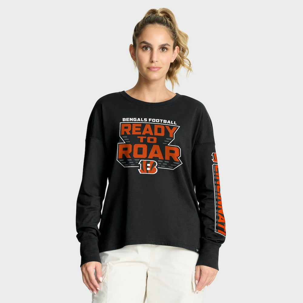 Cincinnati Bengals Women's Hometown Legacy Long Sleeve T-Shirt - Black T-shirts