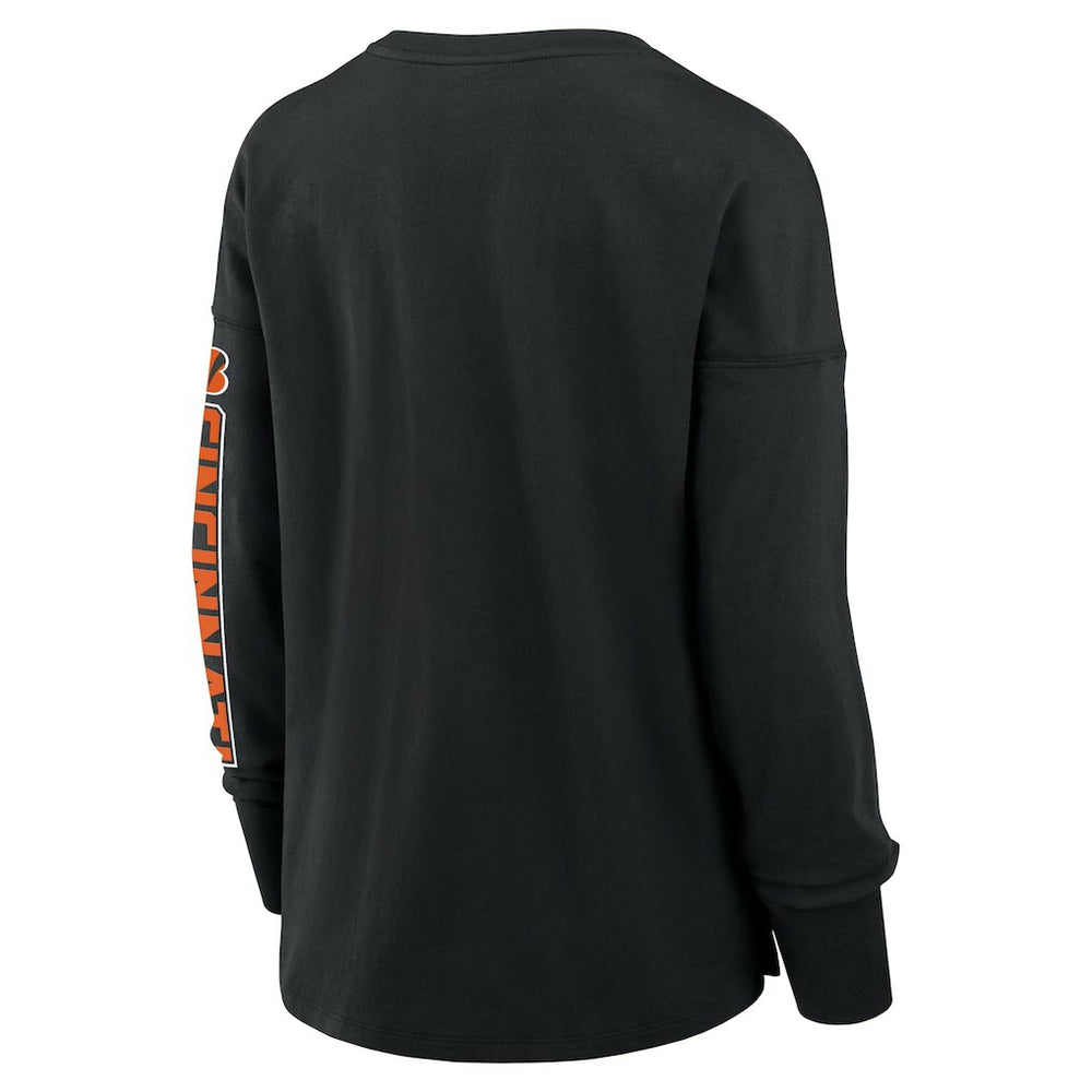 Cincinnati Bengals Women's Hometown Legacy Long Sleeve T-Shirt - Black T-shirts