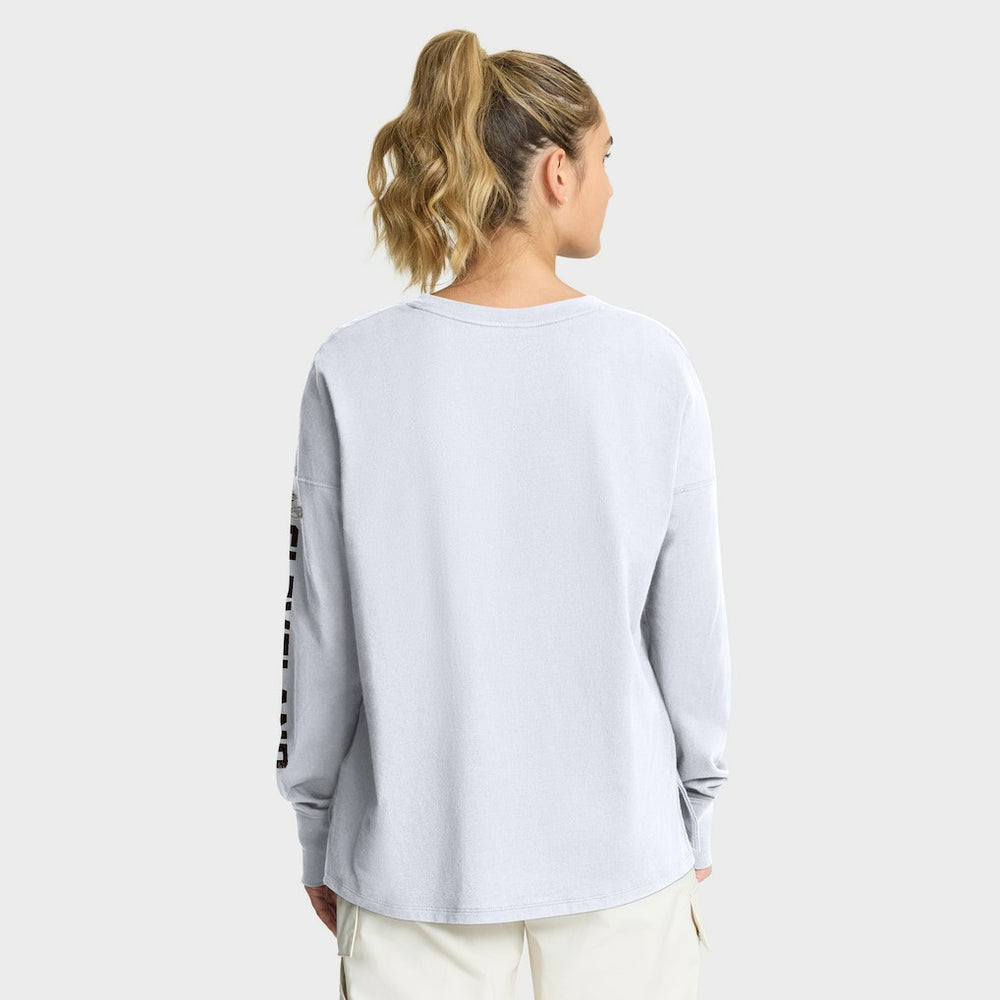 Cleveland Browns Women's Hometown Legacy Long Sleeve T-Shirt - White T-shirts