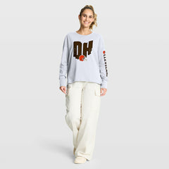 Cleveland Browns Women's Hometown Legacy Long Sleeve T-Shirt - White T-shirts