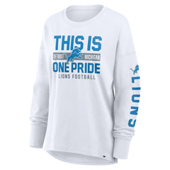 Detroit Lions Women's Hometown Legacy Long Sleeve T-Shirt - White T-shirts