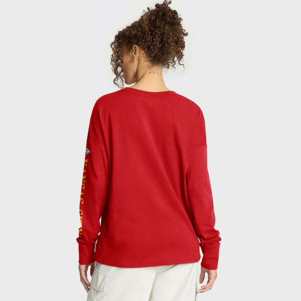 Kansas City Chiefs Women's Hometown Legacy Long Sleeve T-Shirt - Red T-shirts