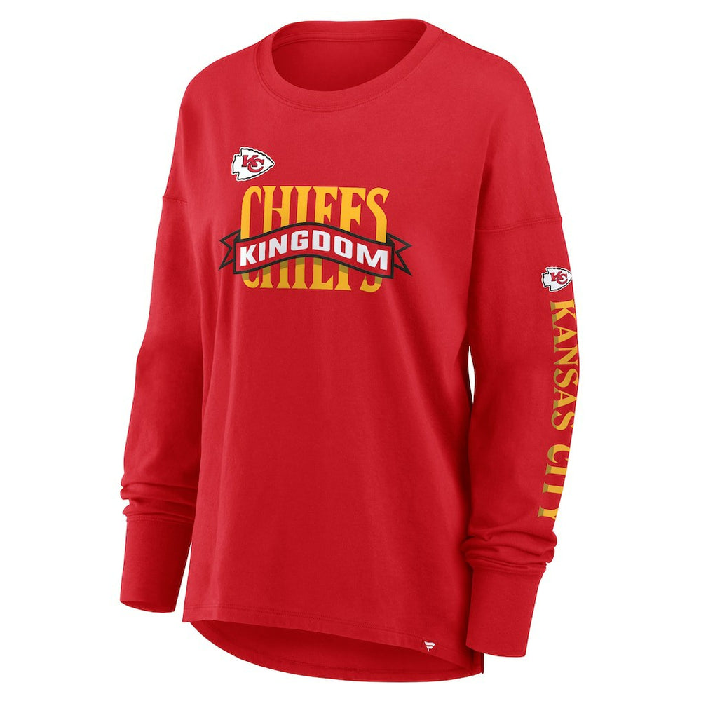 Kansas City Chiefs Women's Hometown Legacy Long Sleeve T-Shirt - Red T-shirts