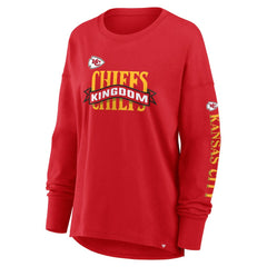 Kansas City Chiefs Women's Hometown Legacy Long Sleeve T-Shirt - Red T-shirts